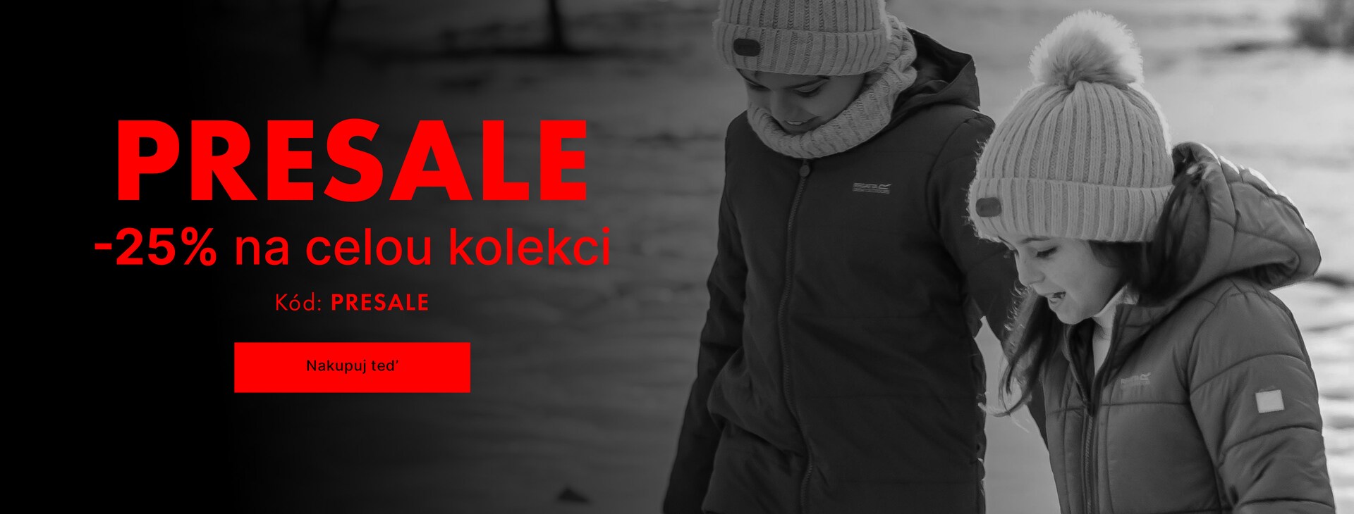 -25% na vše s kódem PRESALE