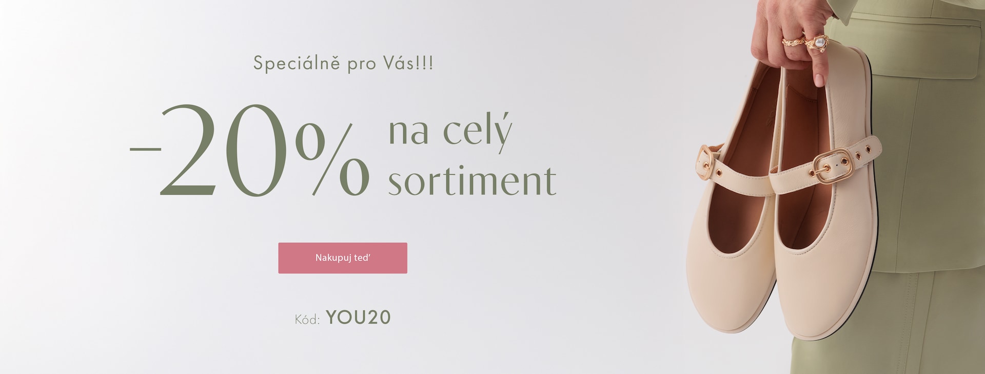 Extra sleva -20% na VŠE s kódem YOU20
