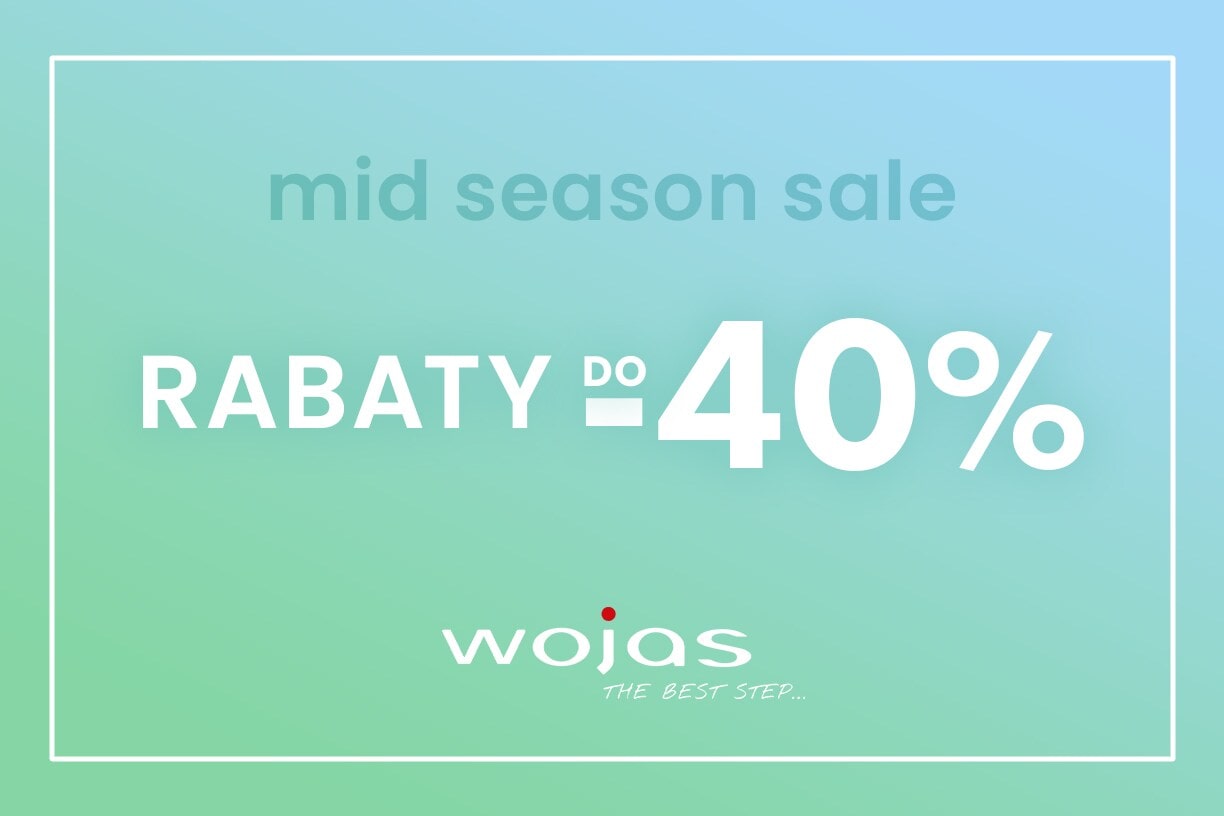 Mid Season Sale ve Wojas! Slevy až do -40%