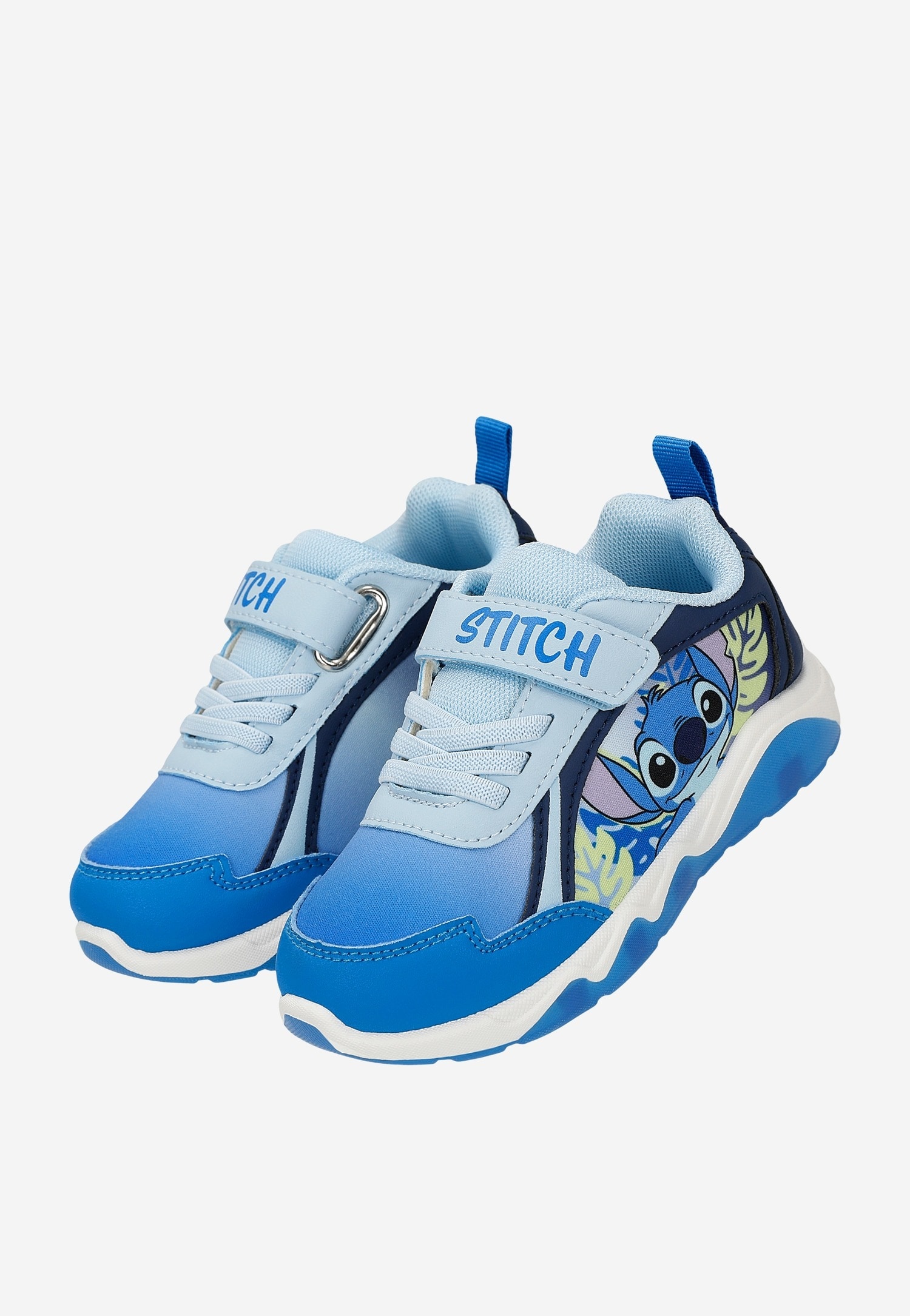 Modre sneakersy Stitch se svitici podrazkou