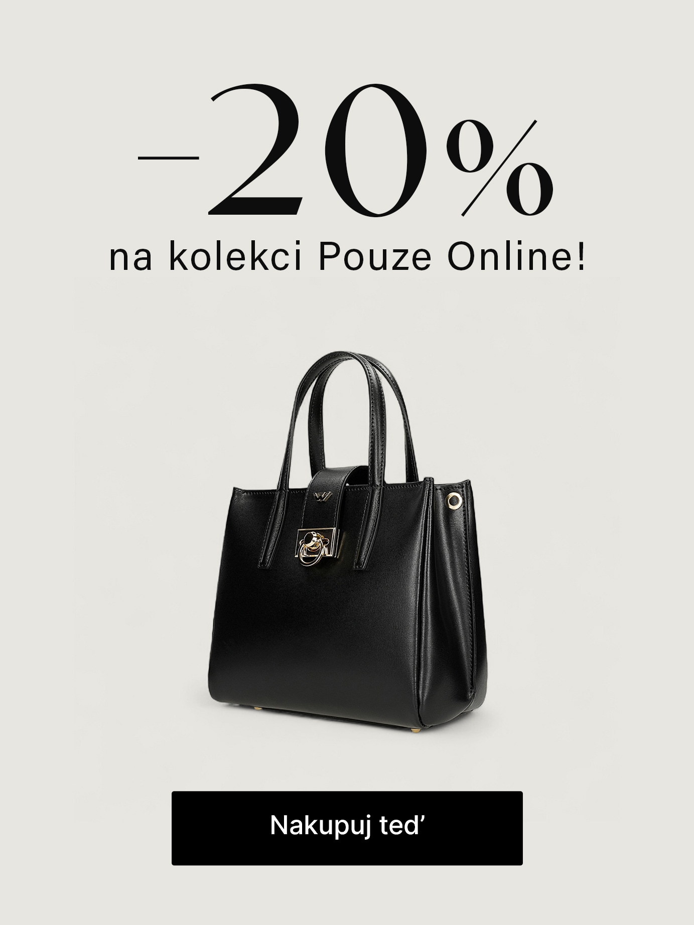 Sleva -20% na vybraný sortiment označený speciálním štítkem Pouze Online s kódem SUPER20