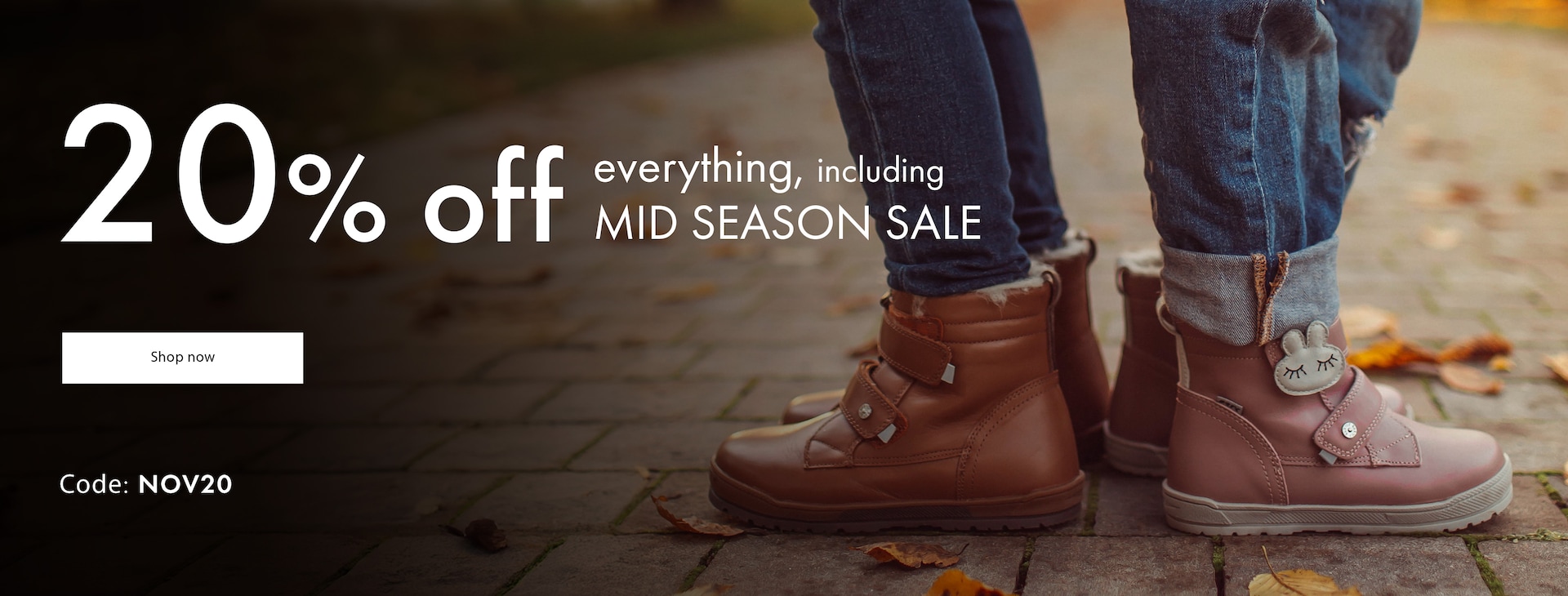 20% off everything with code NOV20