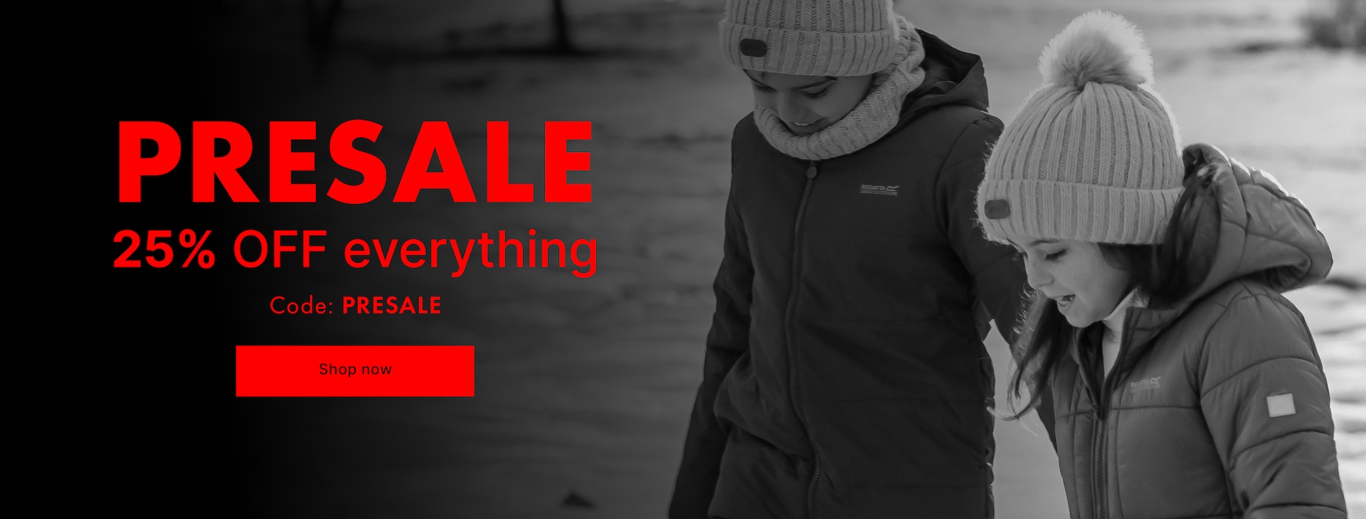 25% off everything with code PRESALE