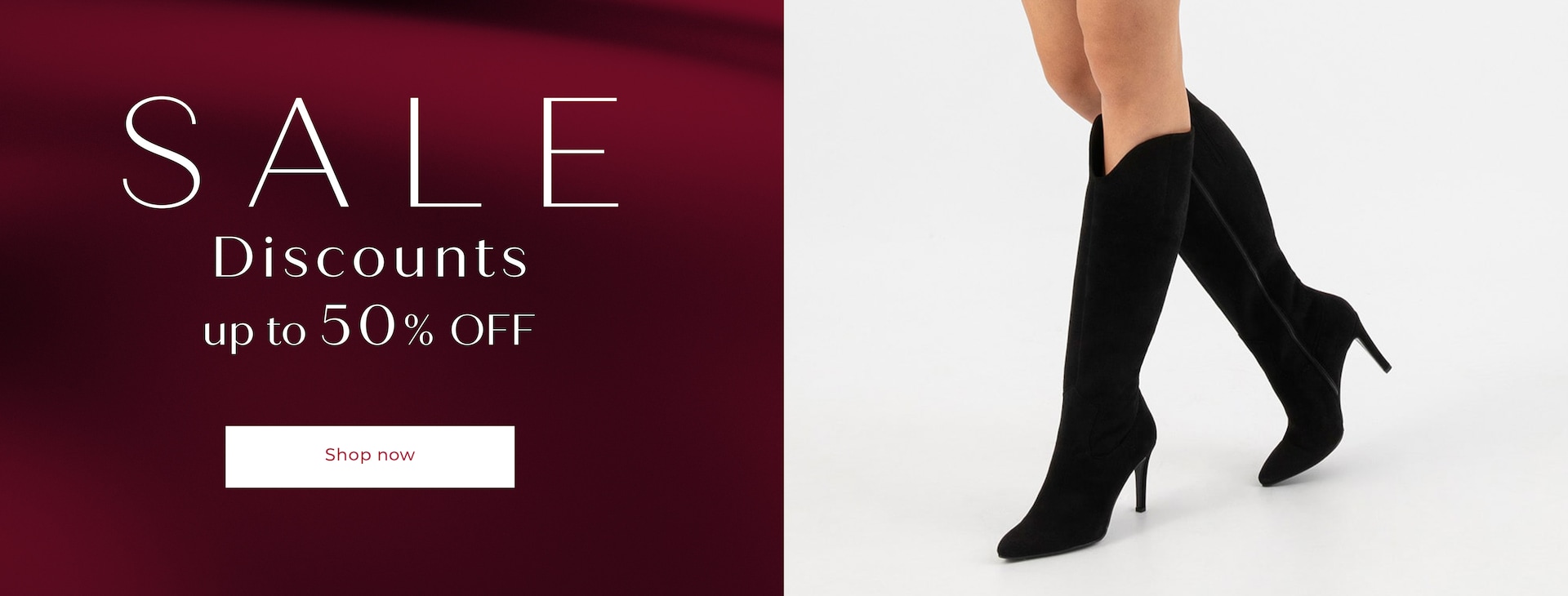 Sale! Up to 50% off!