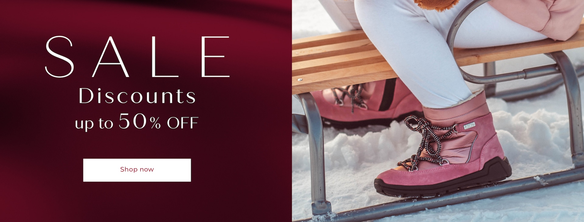 Sale! Up to 50% off!