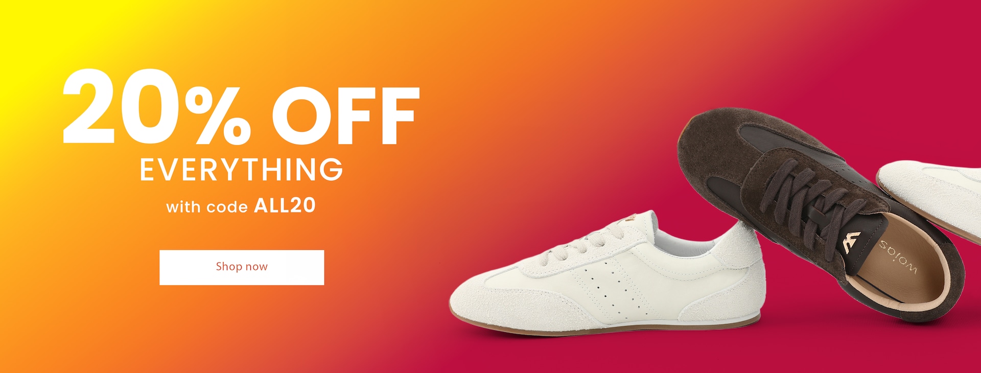  20% off everything with code ALL20