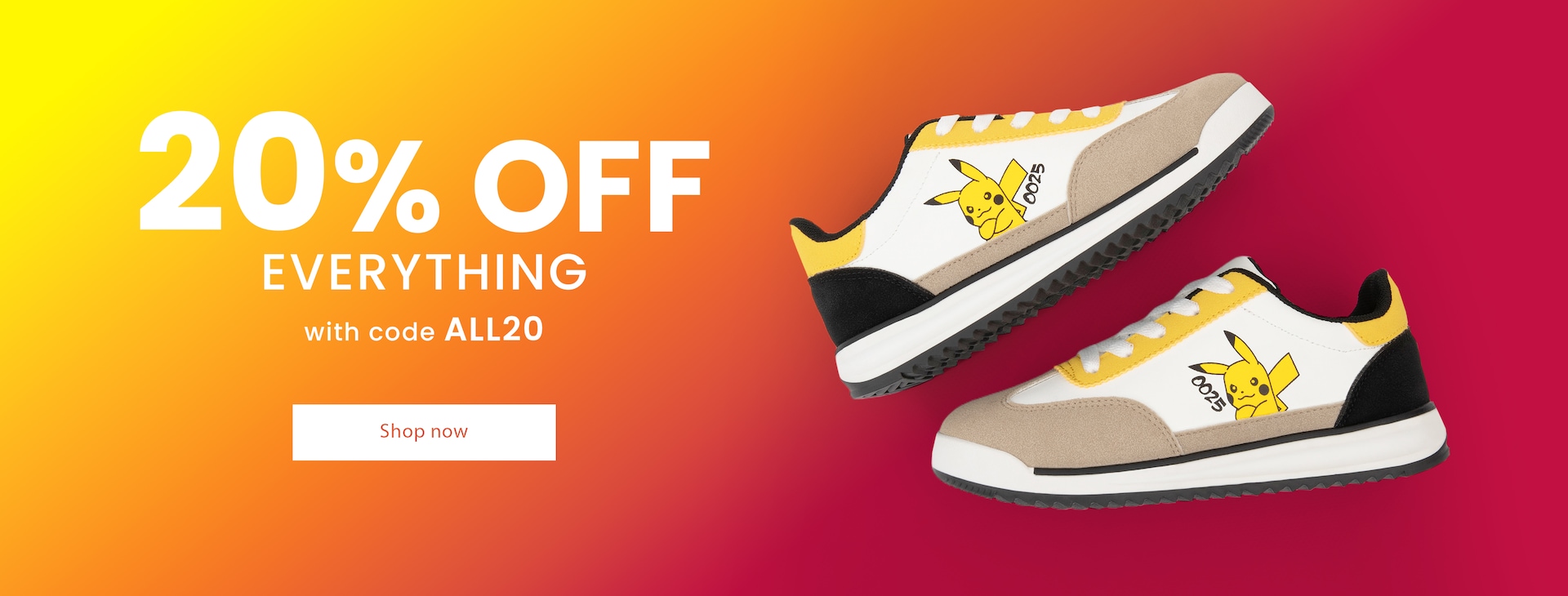  20% off everything with code ALL20