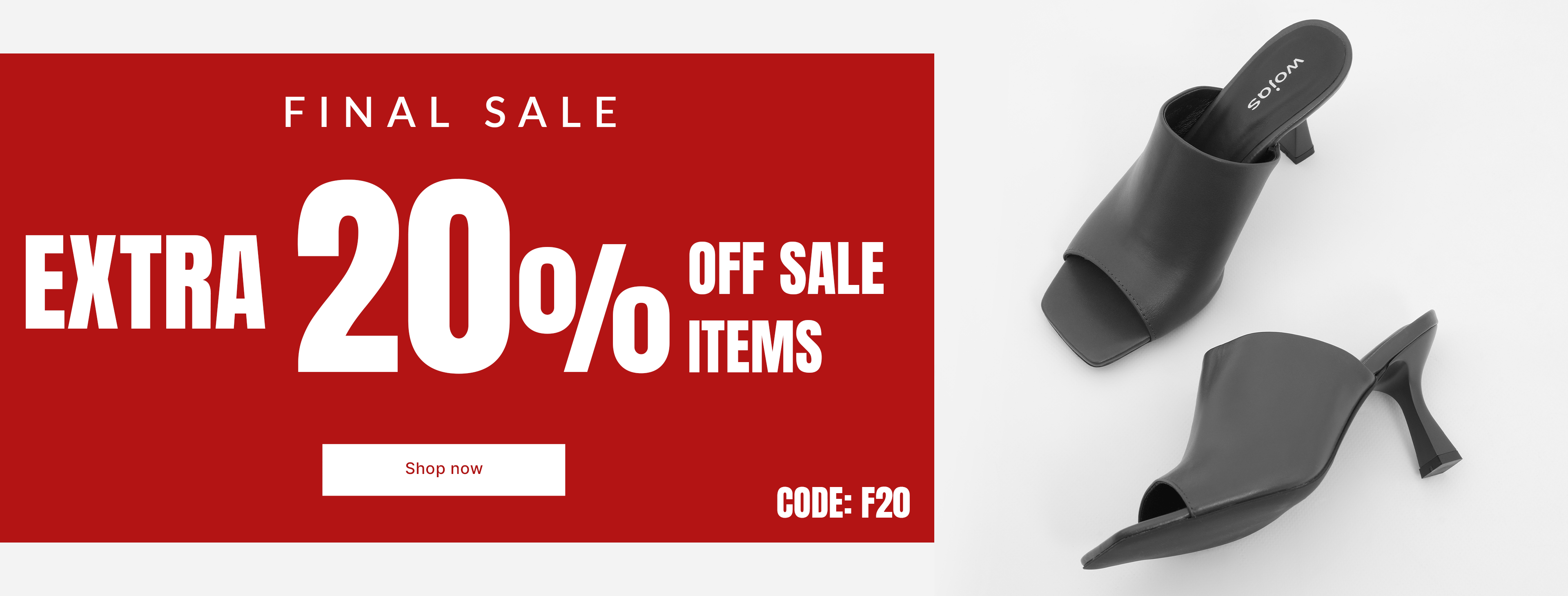 20% off with code F20