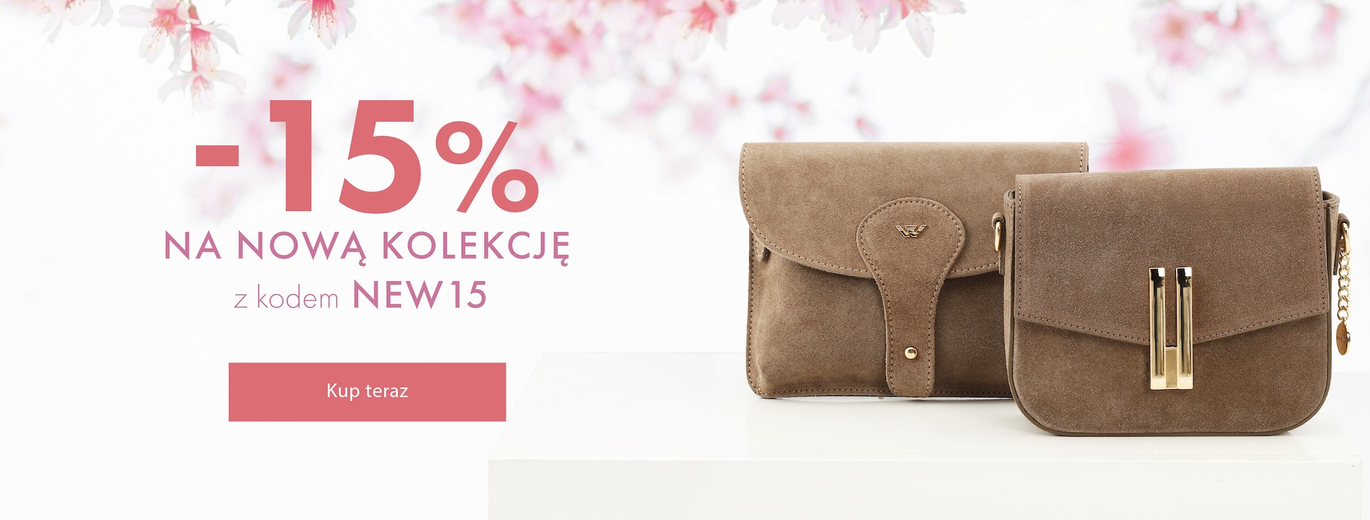-15% na nowa kolekcje z kodem NEW15