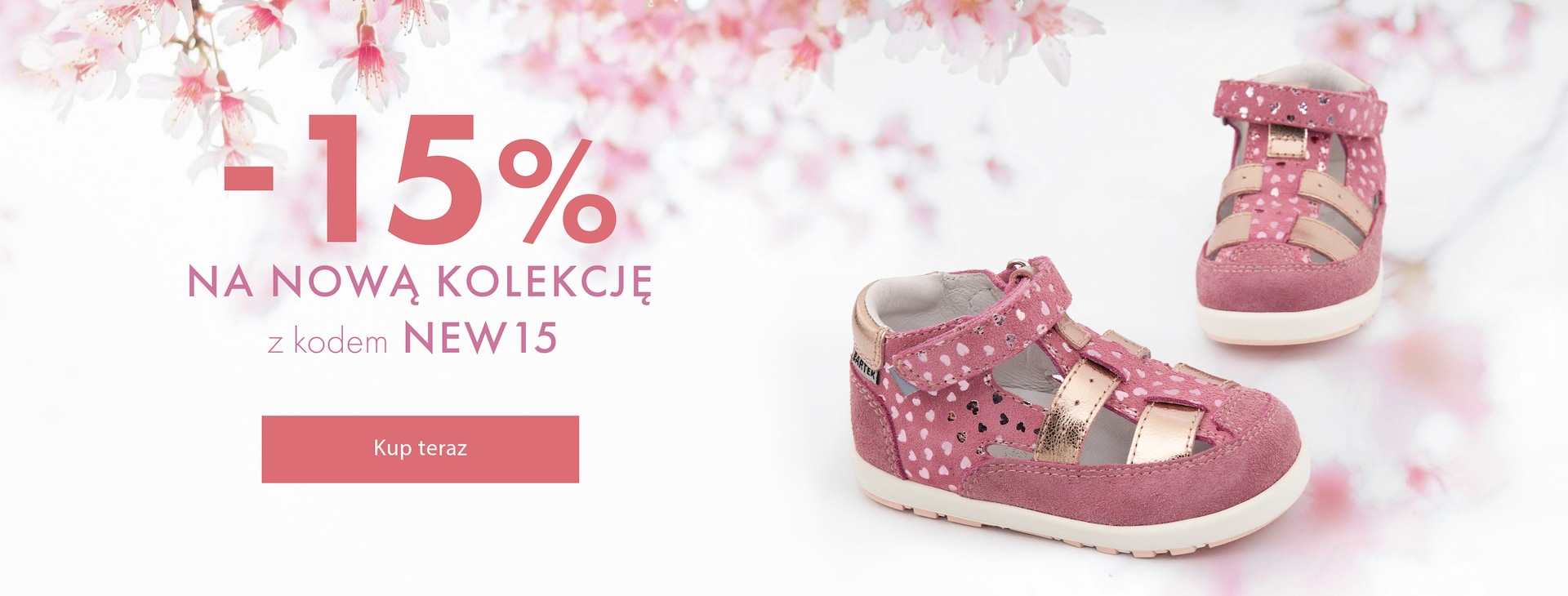 -15% na nowa kolekcje z kodem NEW15