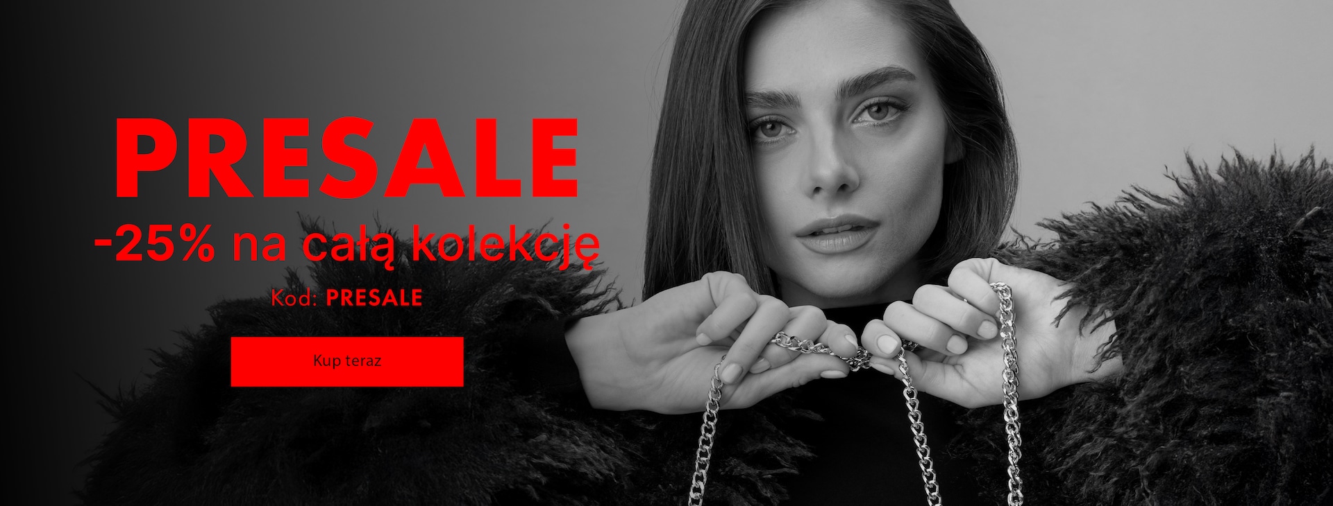 -25% na wszystko z kodem PRESALE