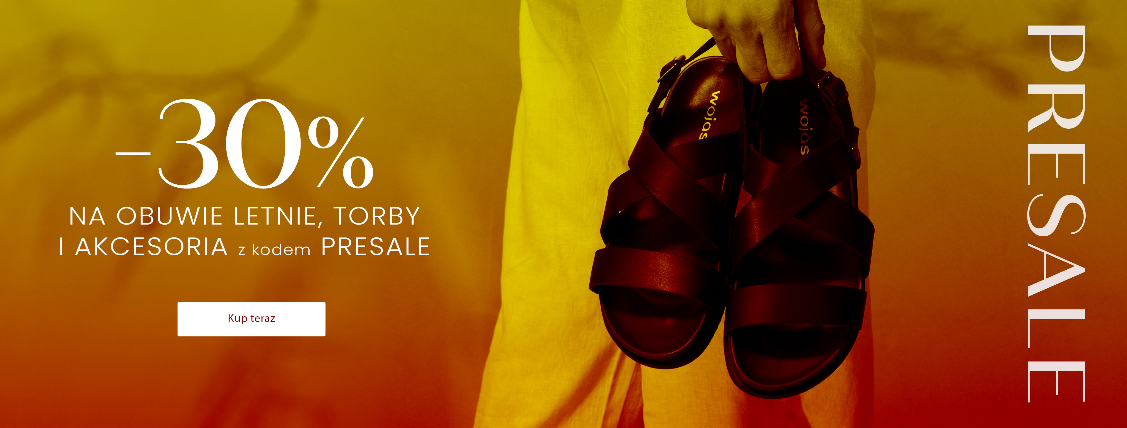 Presale -30% na wybrany asortyment z kodem PRESALE