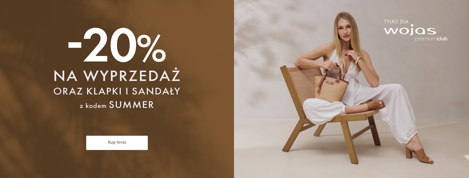 -20% na wyprzedaż, klapki i sandały z kodem SUMMER