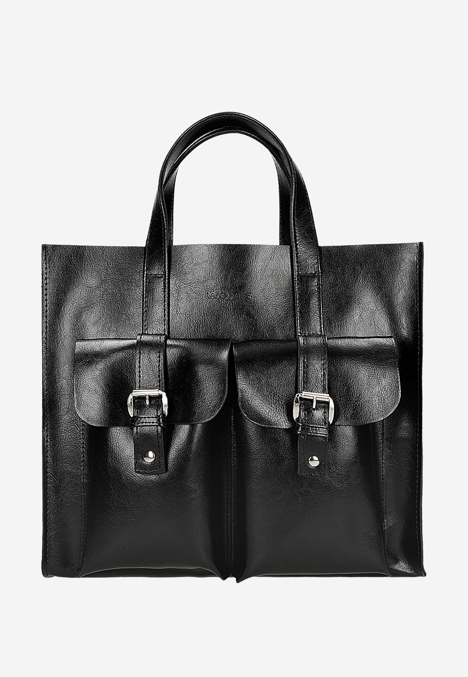 Czarny shopper damski