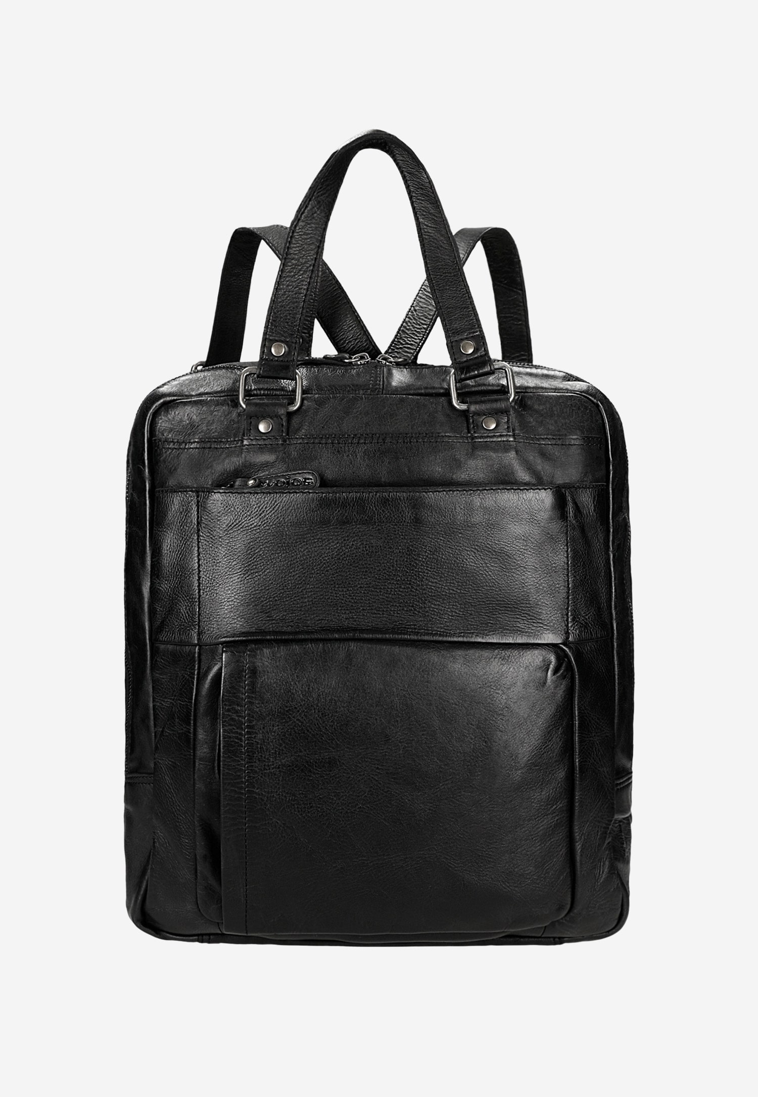 Czarny plecak torba 2w1