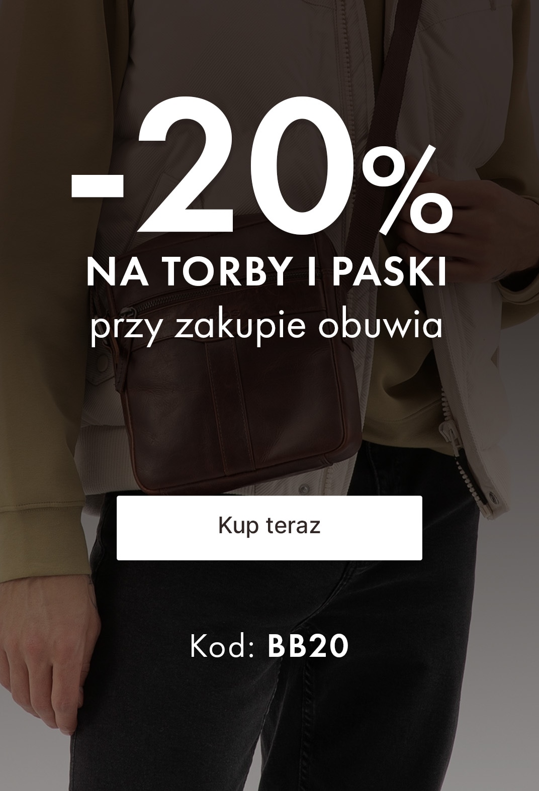 -20% na torebki i paski przy zakupie obuwia w cenie regularnej