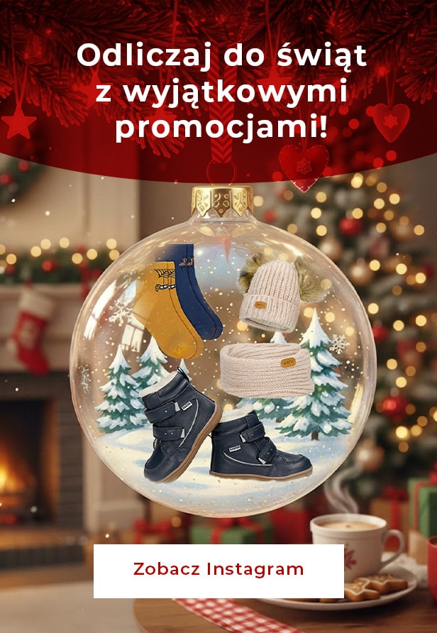 Kalendarz adwentowy BARTEK. Codziennie sprawdzaj promocje na instagramie @bartek.shoes