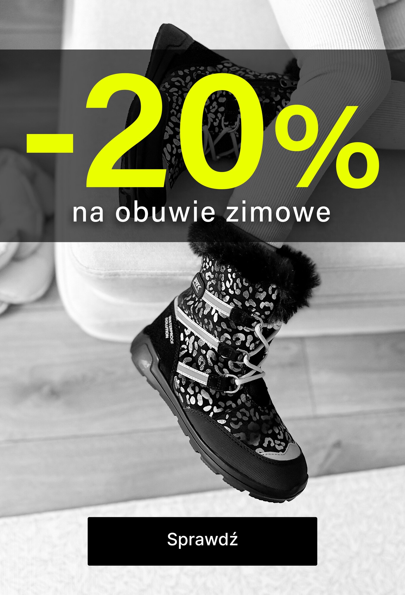 -20% na botki, trzewiki i kozaki z kodem WINTER