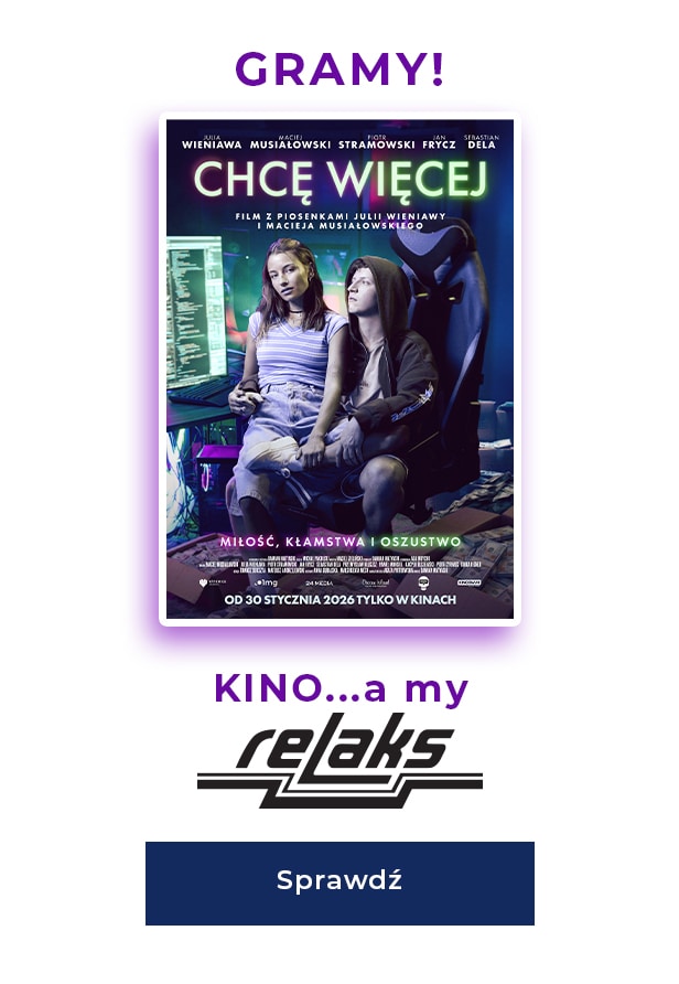 Konkurs instagramowy RELAKS x Film Chcę Wiecej. Sprawdź na @amyrelaks