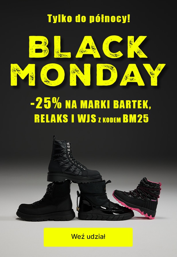 Black Monday! -25% na marki WJS, BARTEK i RELAKS