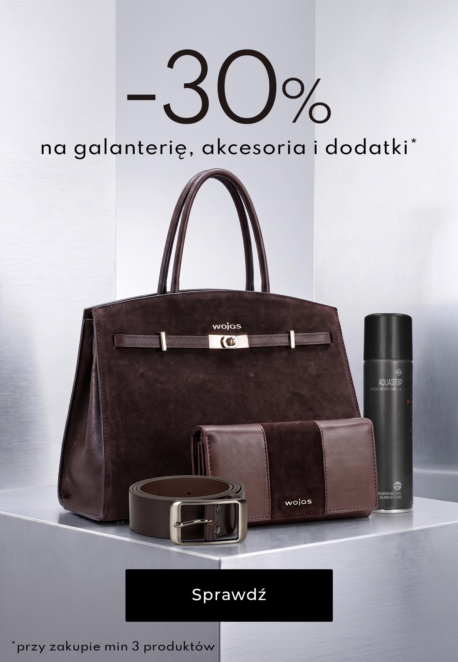-30% na wszystko oprócz butów przy zakupie min 3 produktów 