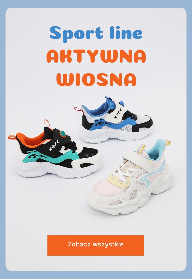 Sneakersy dziecięce na aktywną wiosnę