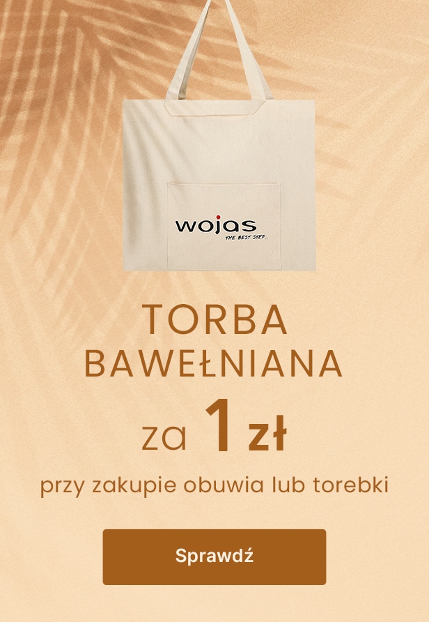 Torba bawełniana za 1zł przy zakupach obuwia / torby / torebki / teczki / nerki