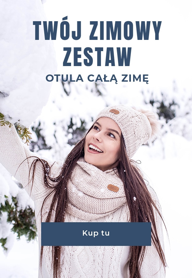 Komplety Zimowe RELAKS czapka szalik