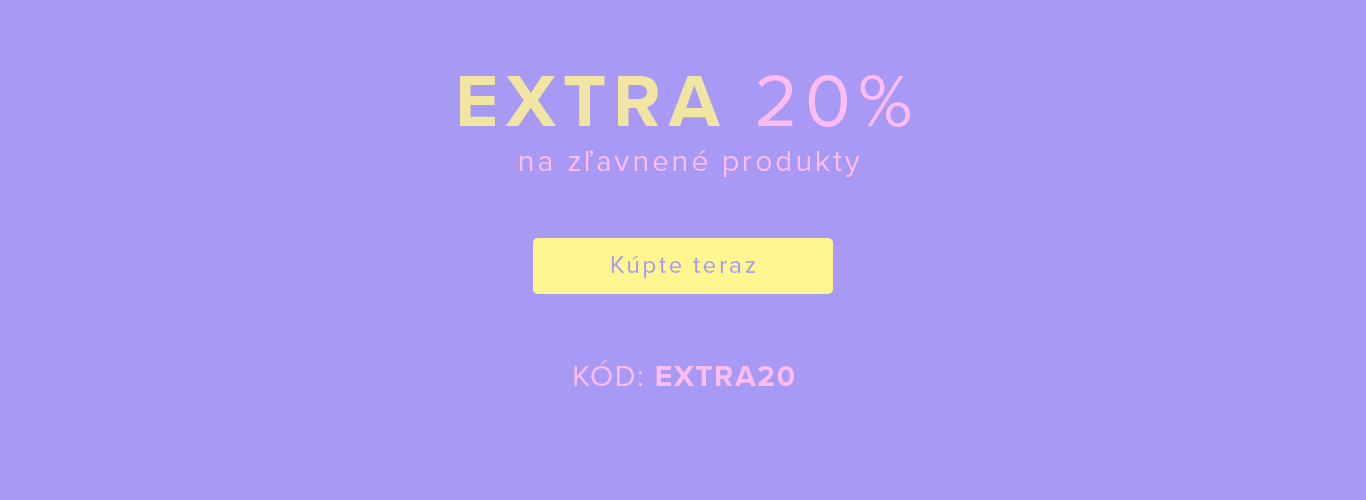 EXTRA 20% na vybrané produkty