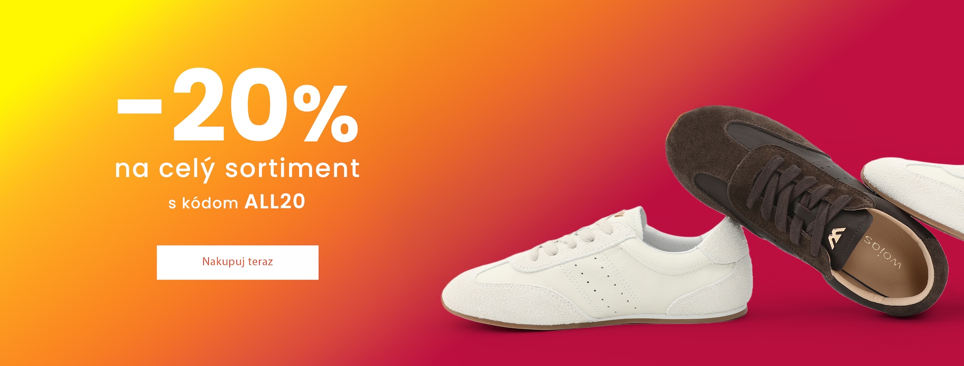 -20% na všetko  s kódom ALL20