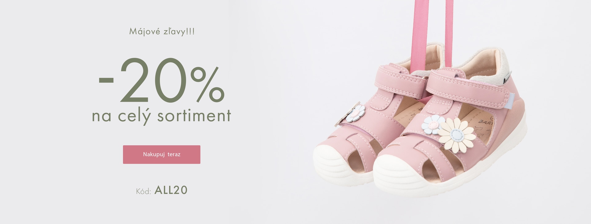 -20% na všetko s kódom ALL20