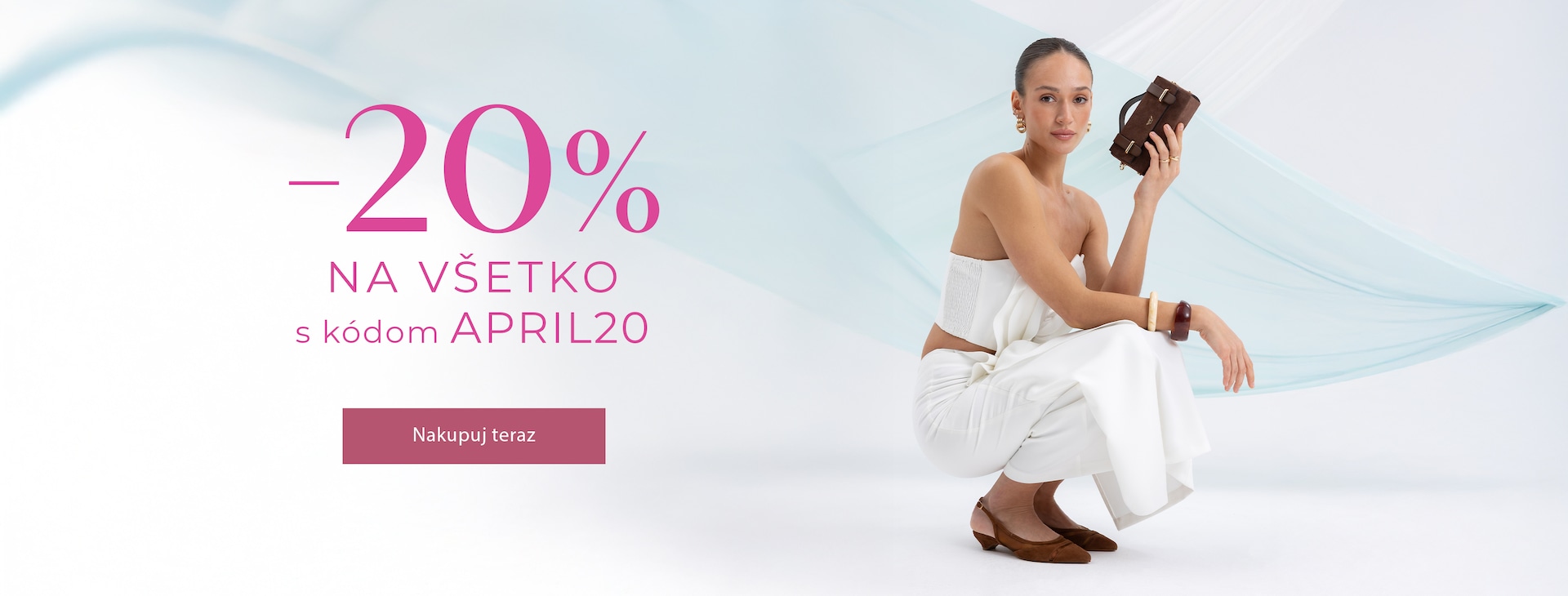 -20% na všetko  s kódom APRIL20