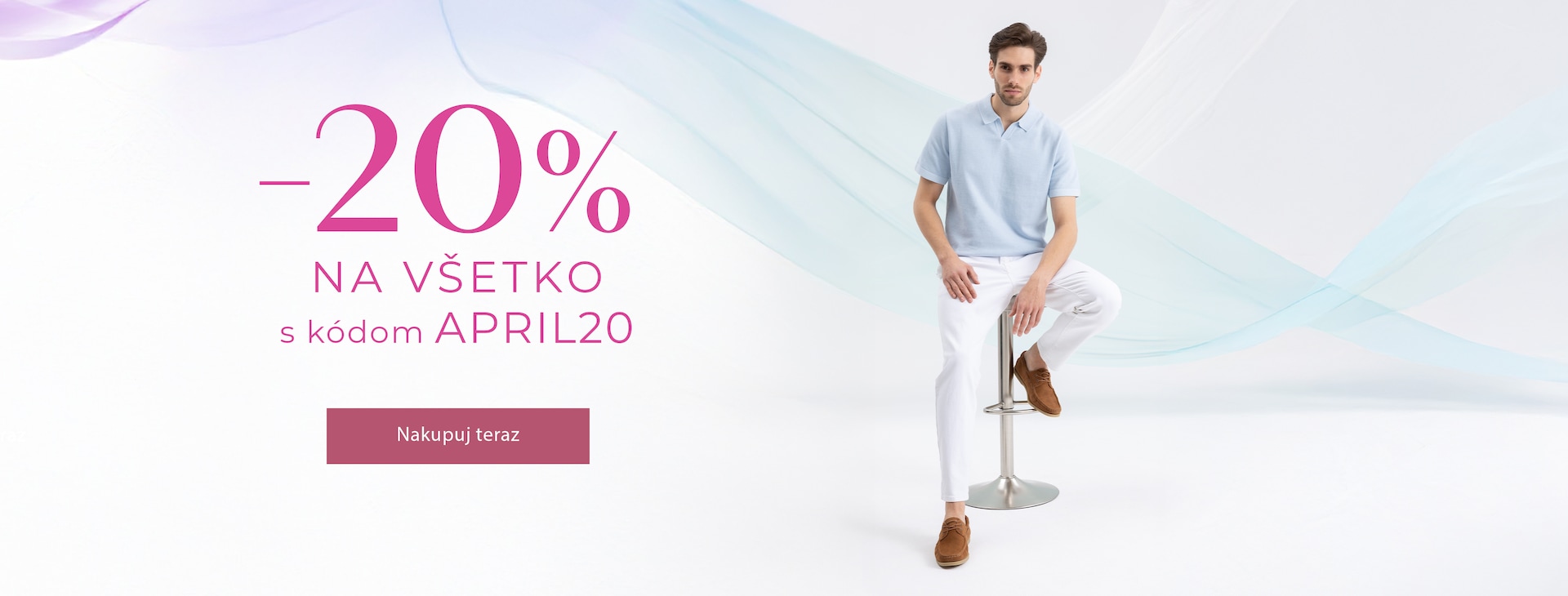 -20% na všetko  s kódom APRIL20