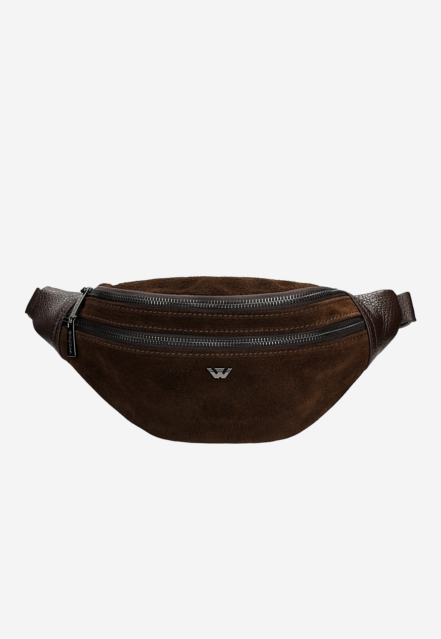 dámska hnedá semišová kabelka