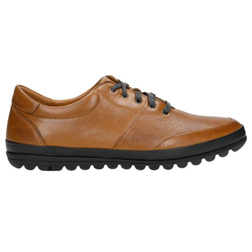 Praktyczne Jasnobrązowe Męskie Sneakersy