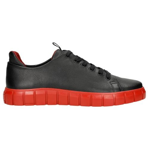 Wygodne Czarne Trampki Na Designerskiej Podeszwie