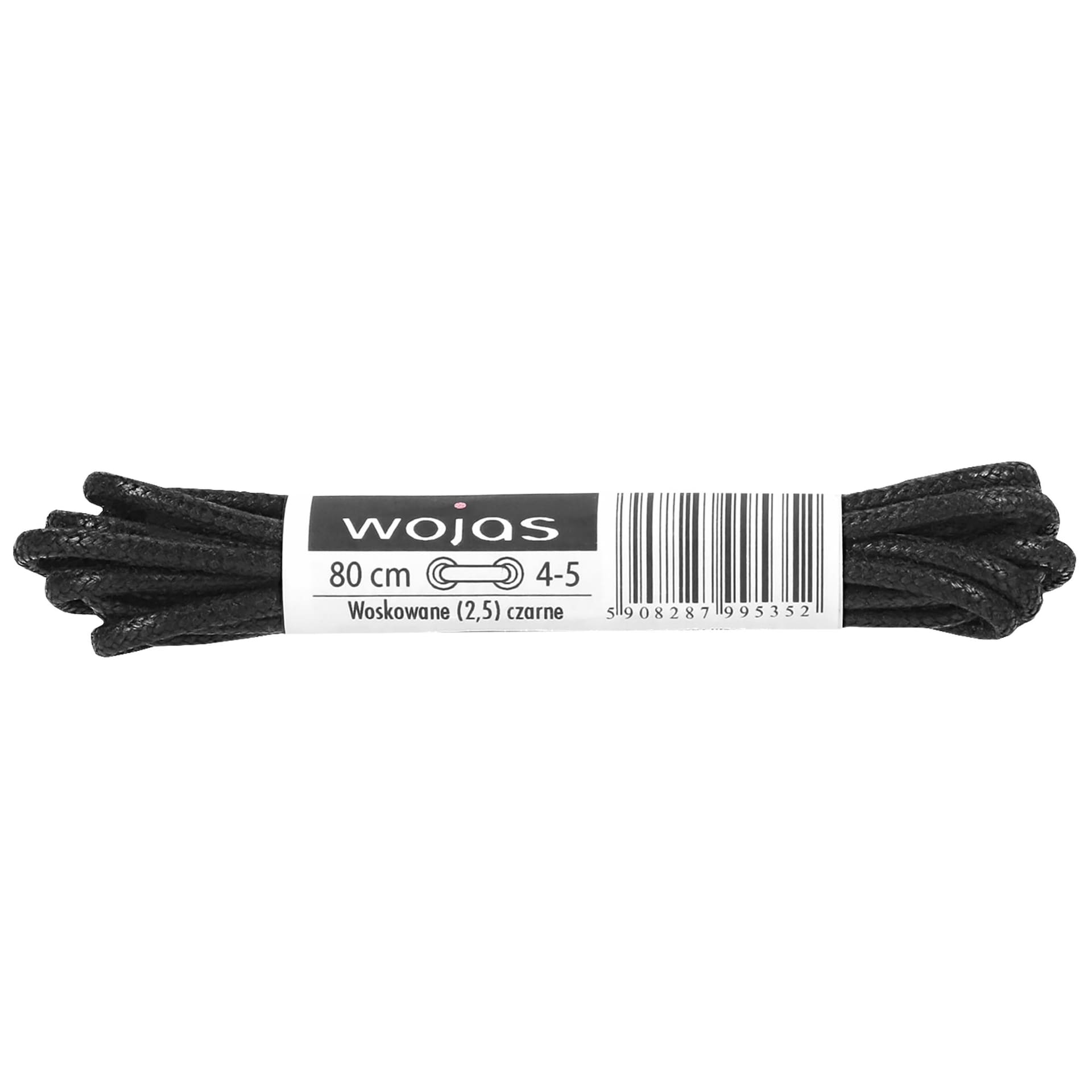 Sireturi negre ceruite 70 cm 99503-01