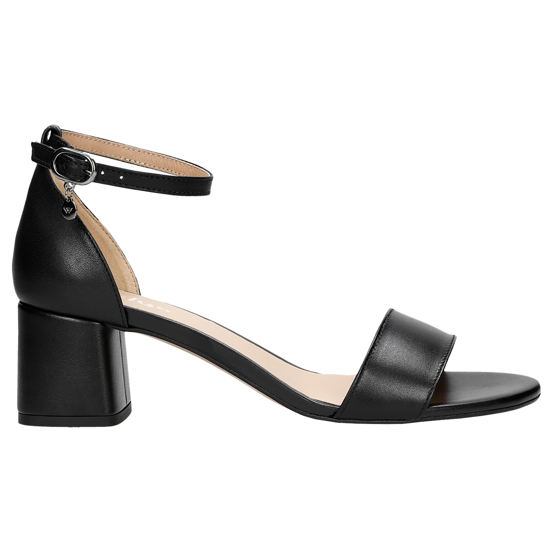 Sandale clasice negre cu toc înalt damă