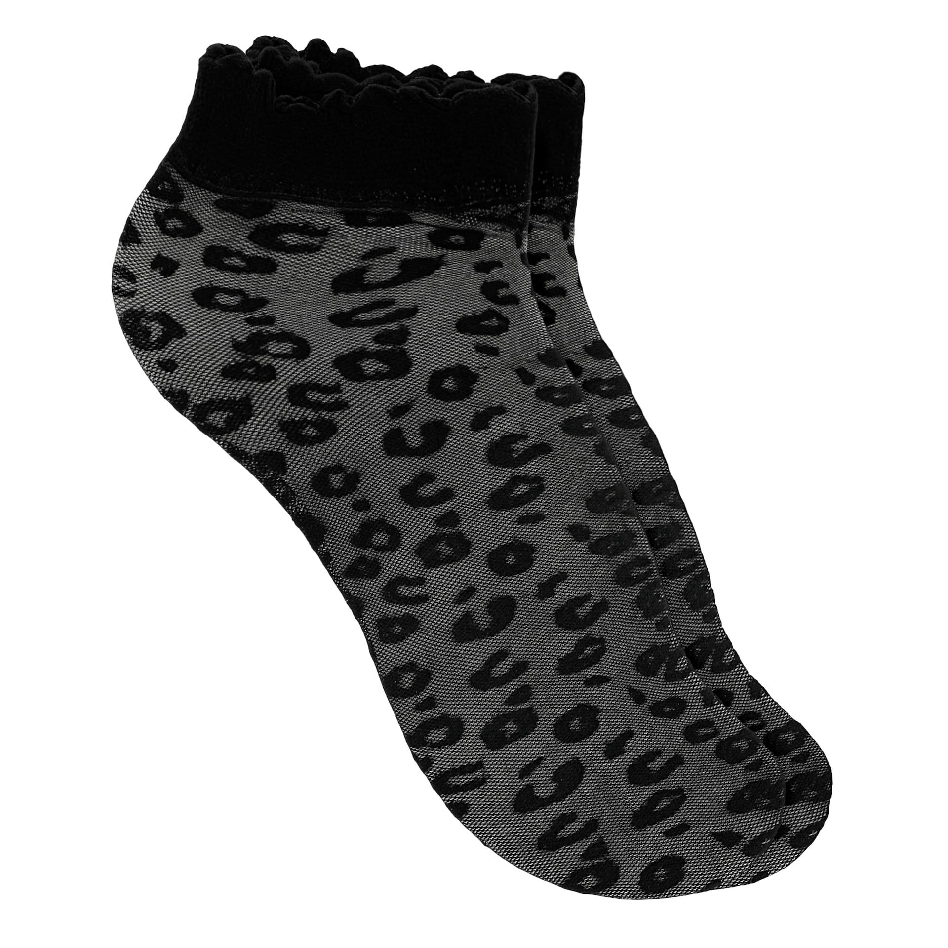Set de șosete colanți cu model leopard
