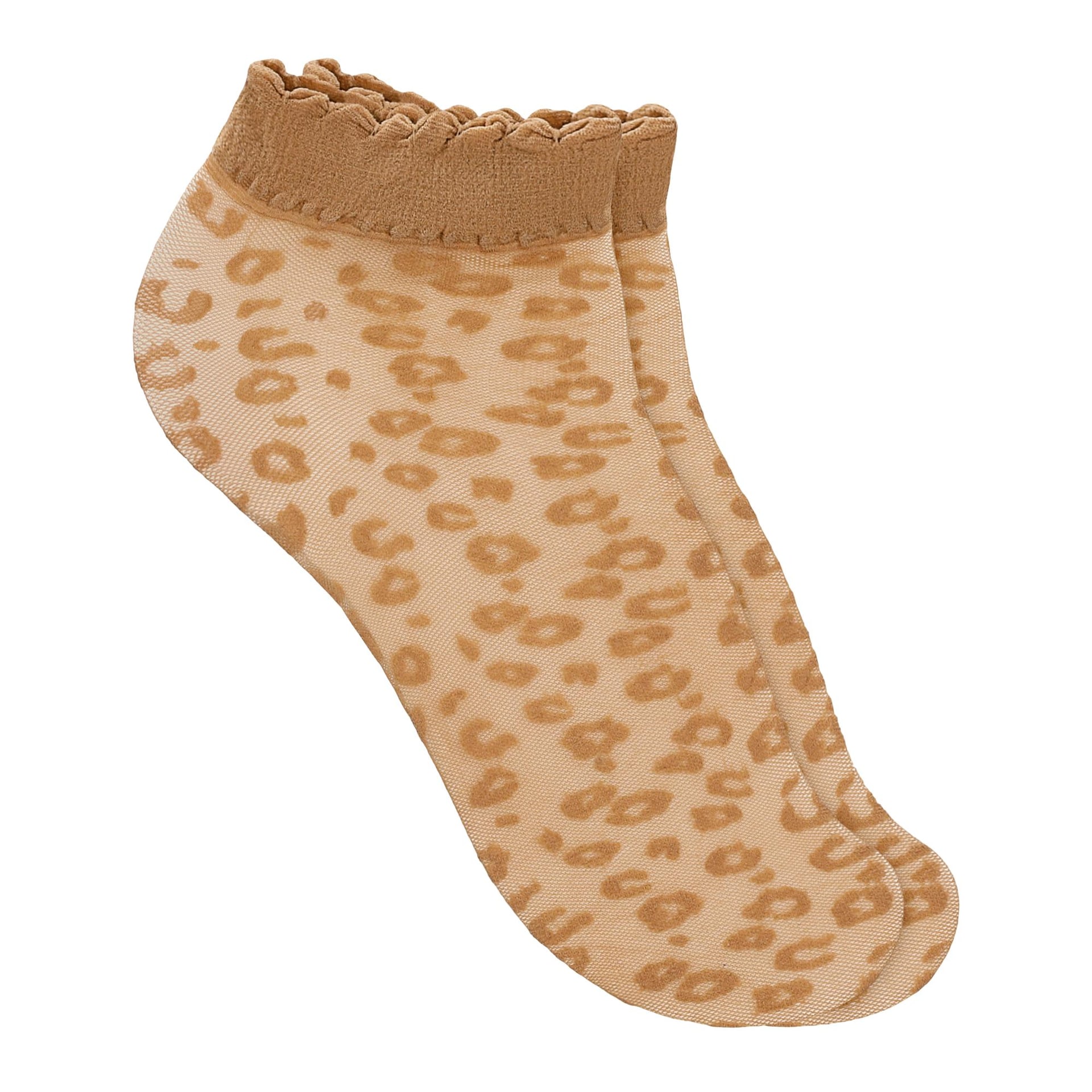 Set de șosete colanți 20 den  cu model leopard