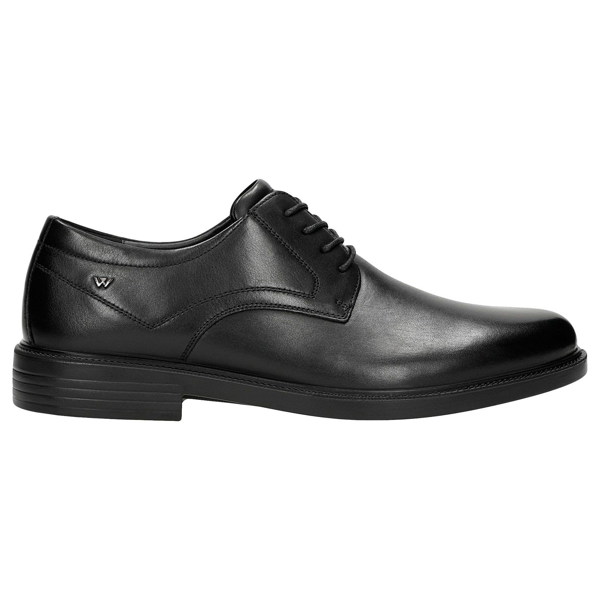 Pantofi de ocazie negri din piele granulată bărbați
