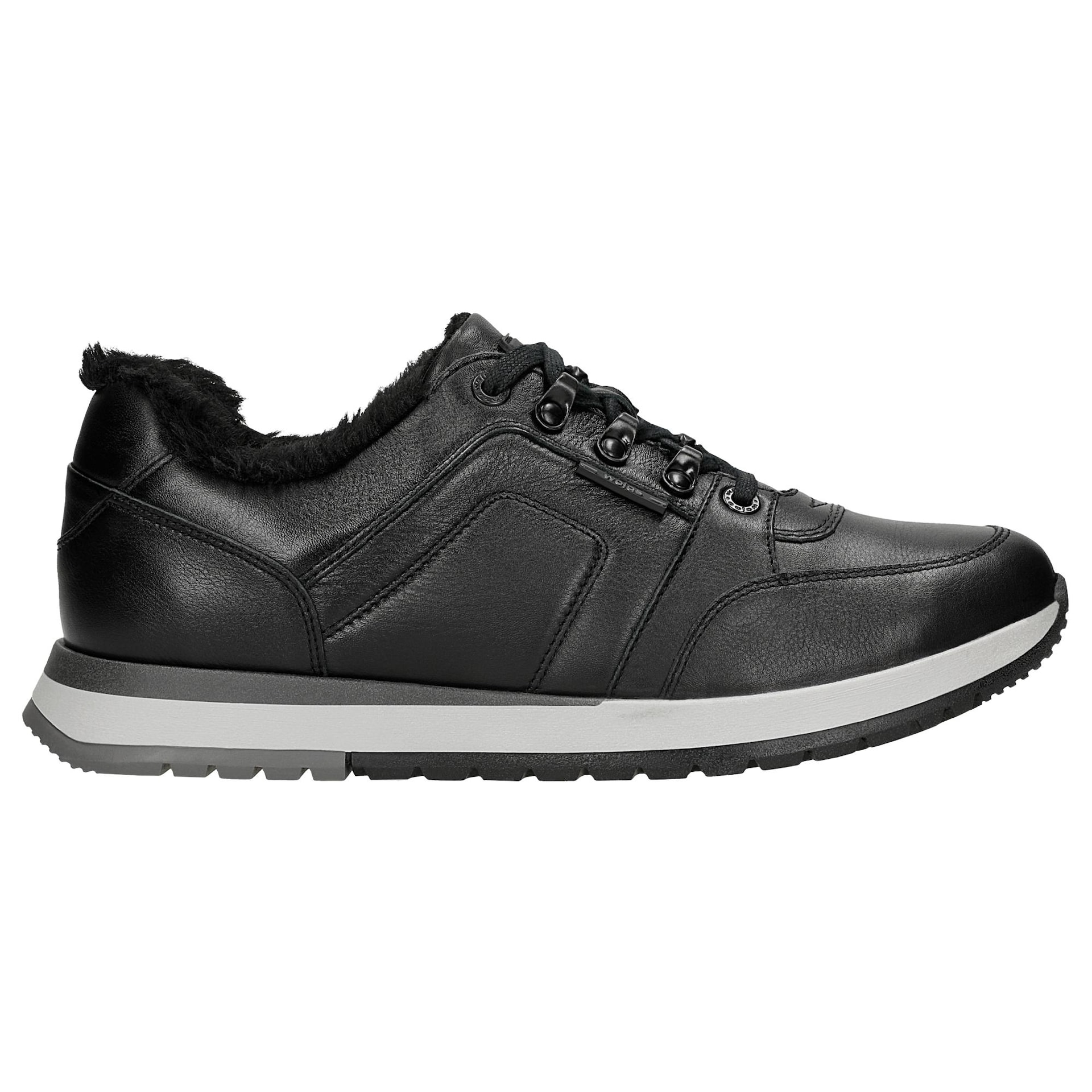 Sneakers îmblăniți din piele granulată bărbați