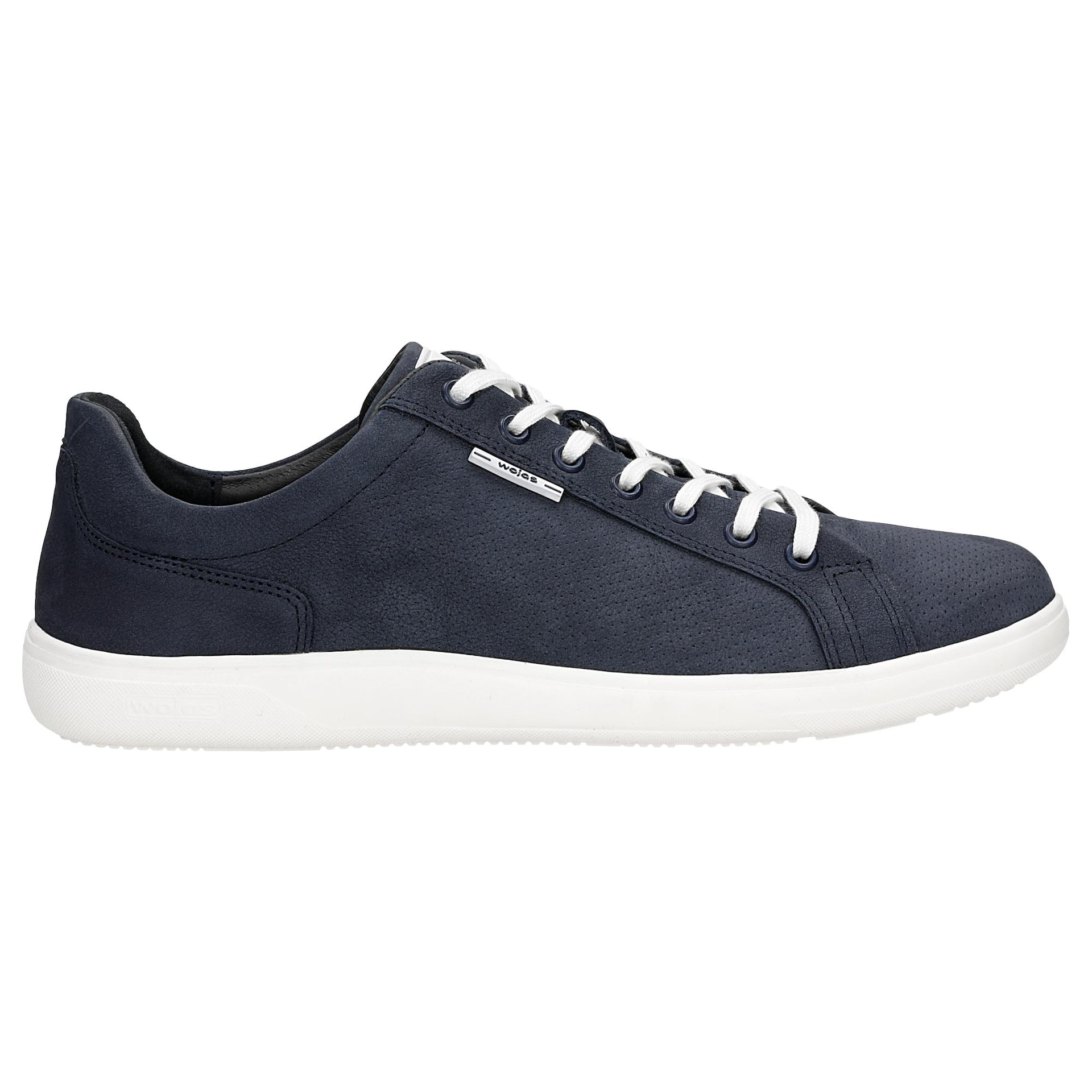 Granatowe sneakersy męskie z nubuku 10197-26 | Sklep online