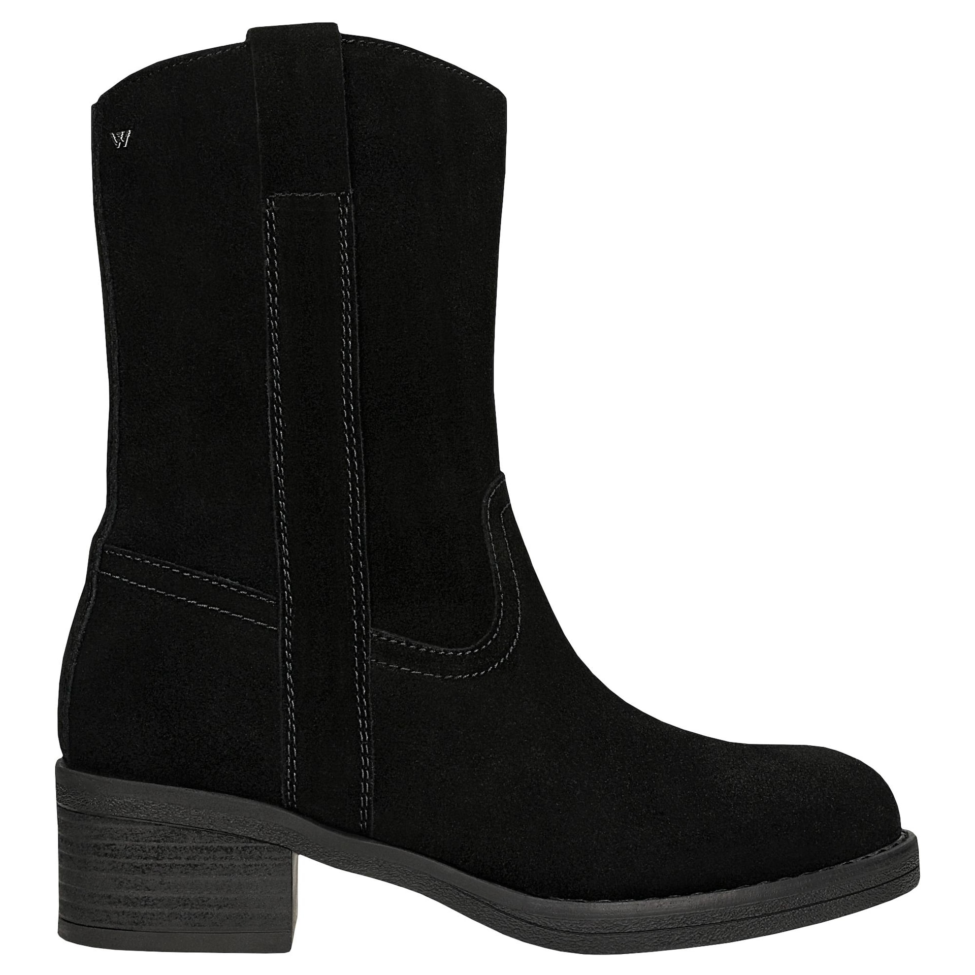 Botine negre cu fermoar damă