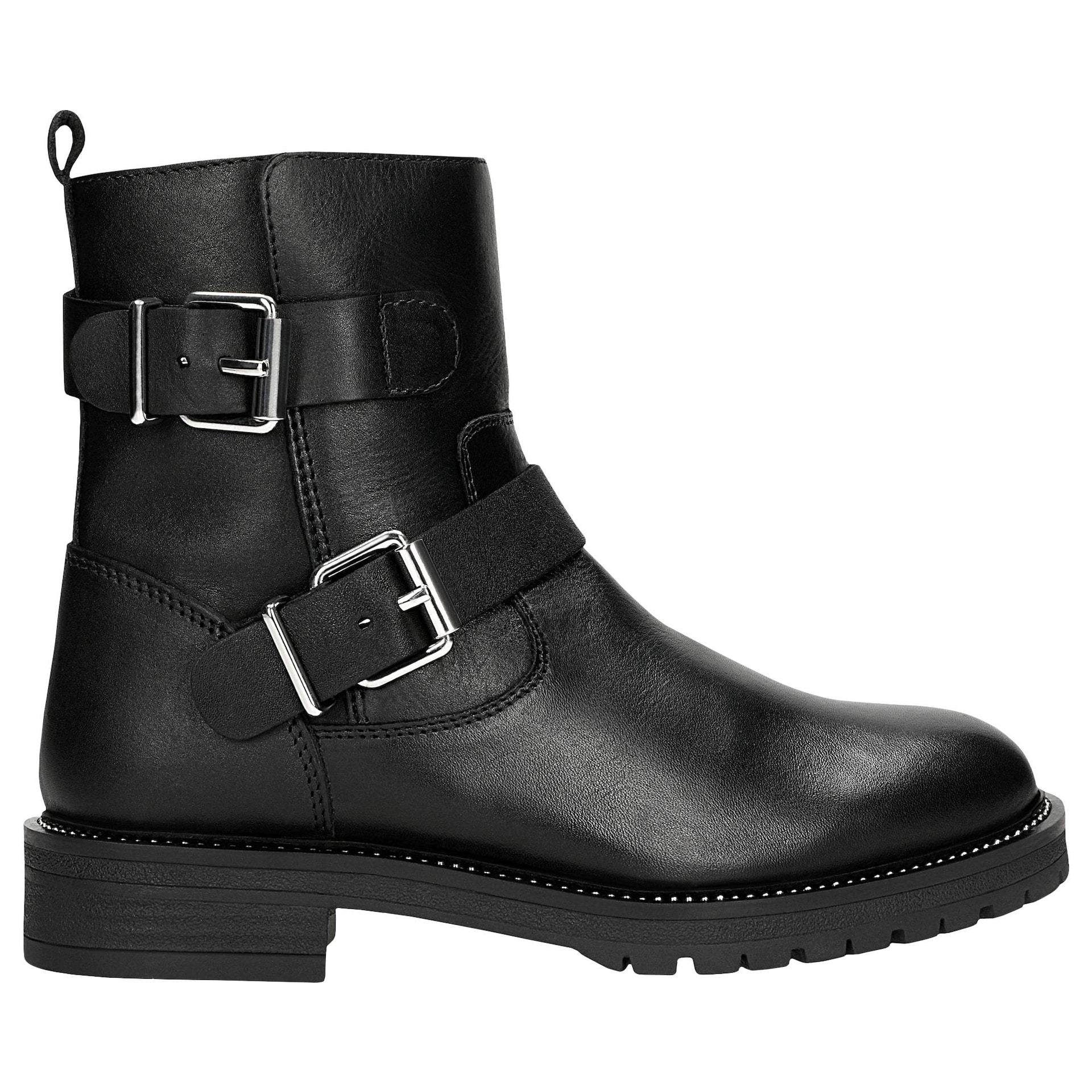 Botine negre cu catarame damă