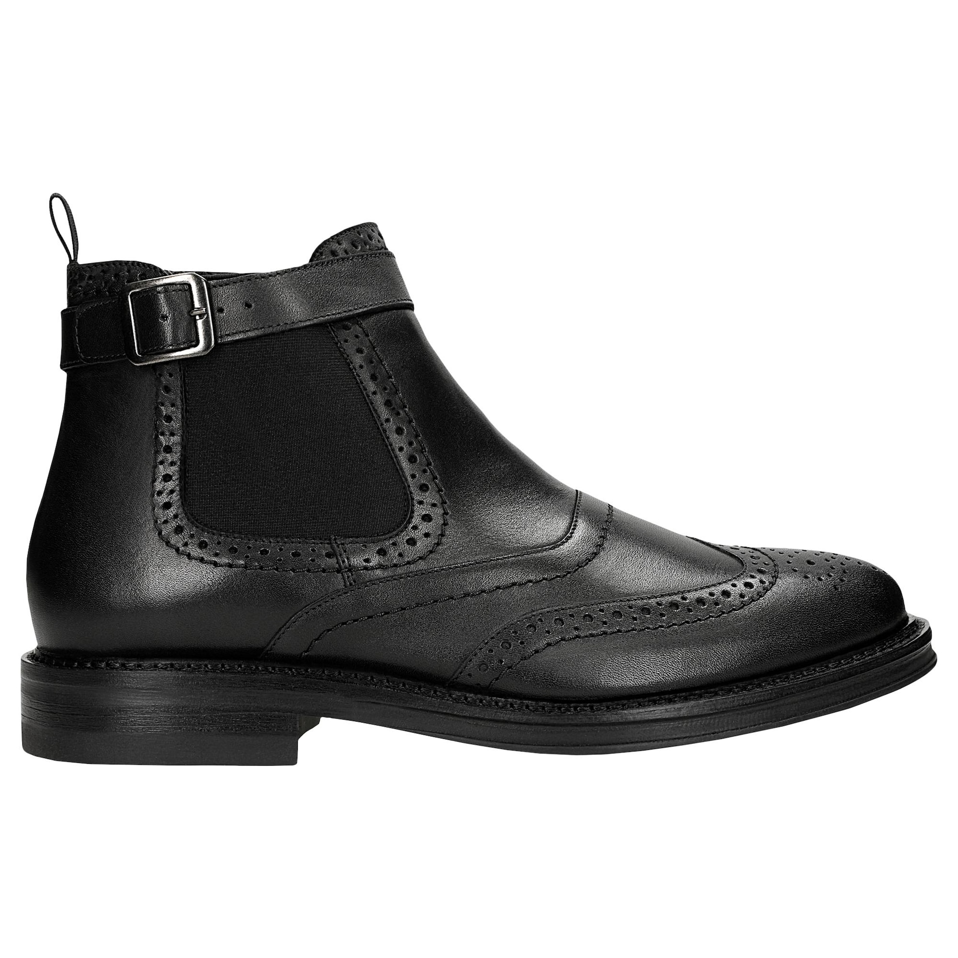 Ghete Chelsea cu brogue decorativ bărbați