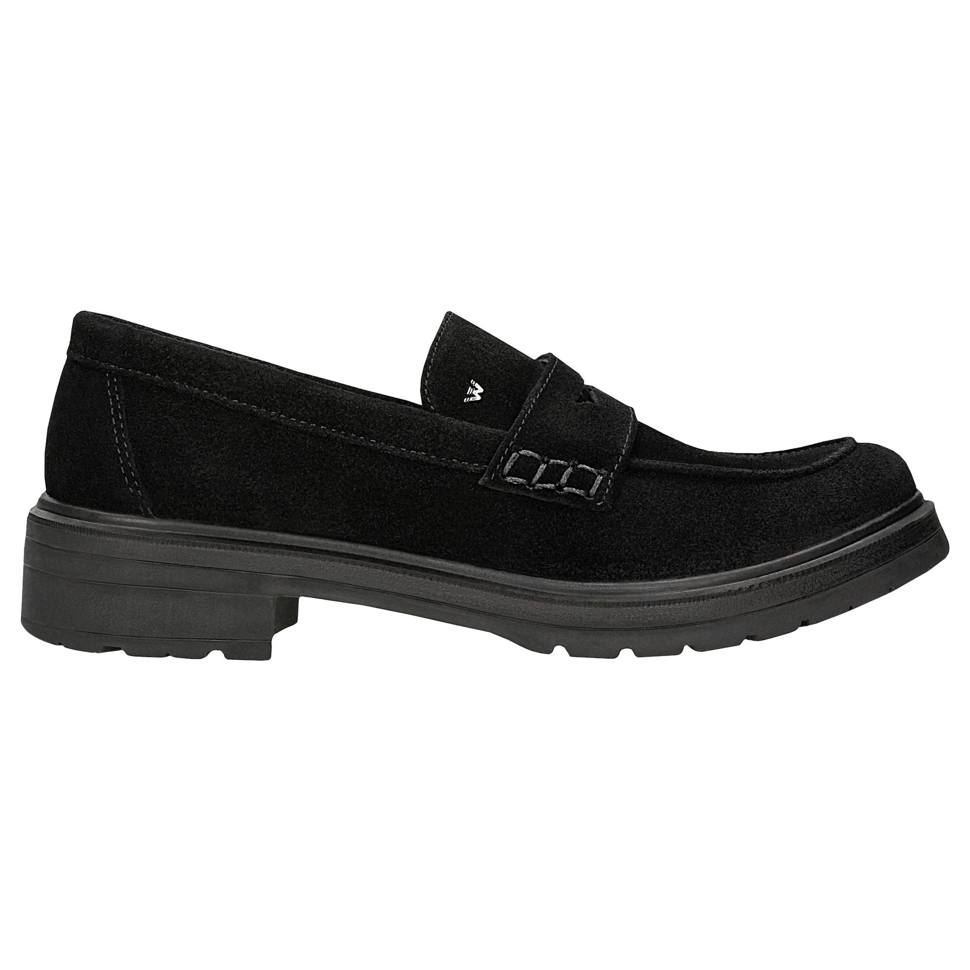 Mocasini  negri din velur damă