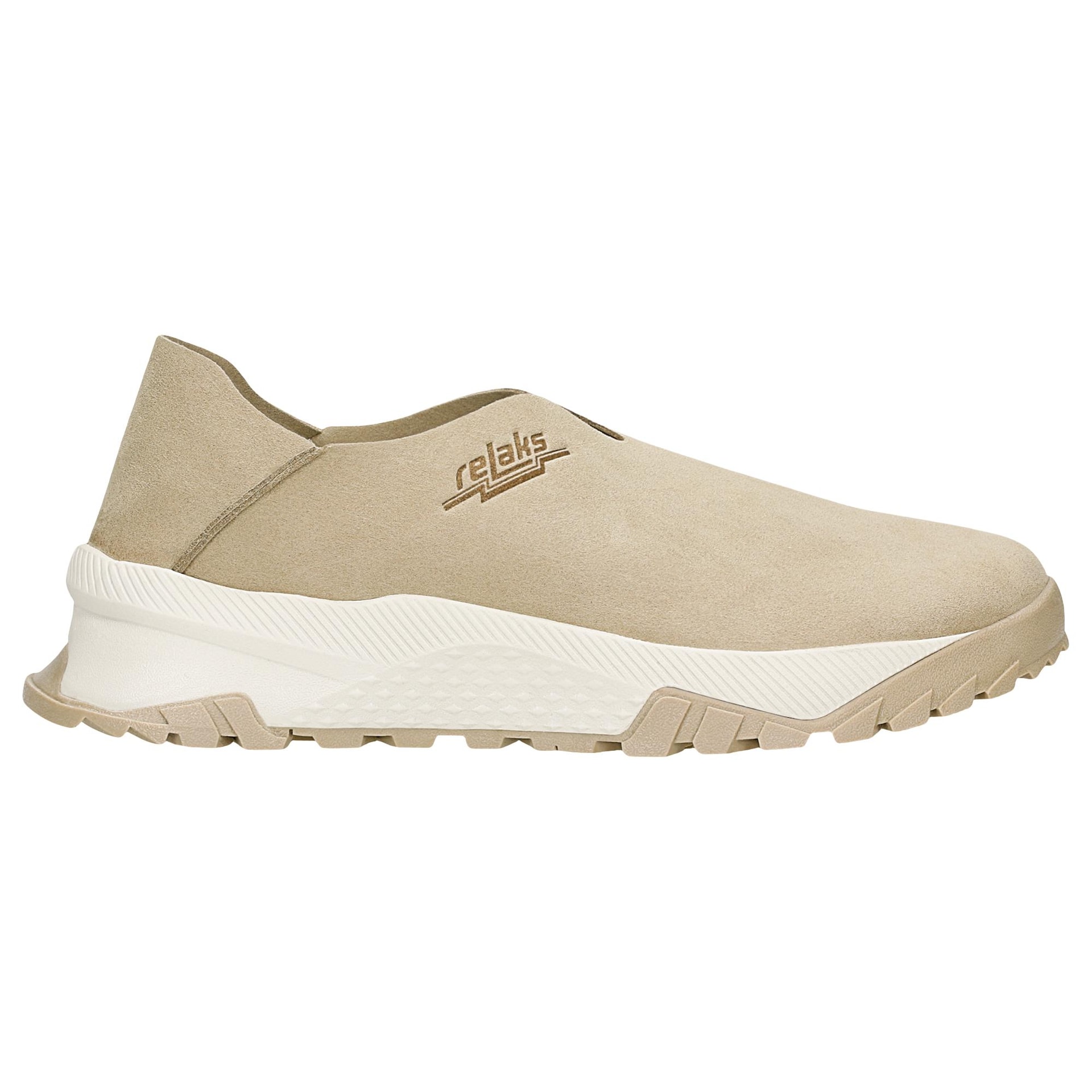 Pantofi slip-on bej RELAKS cu talpă masivă