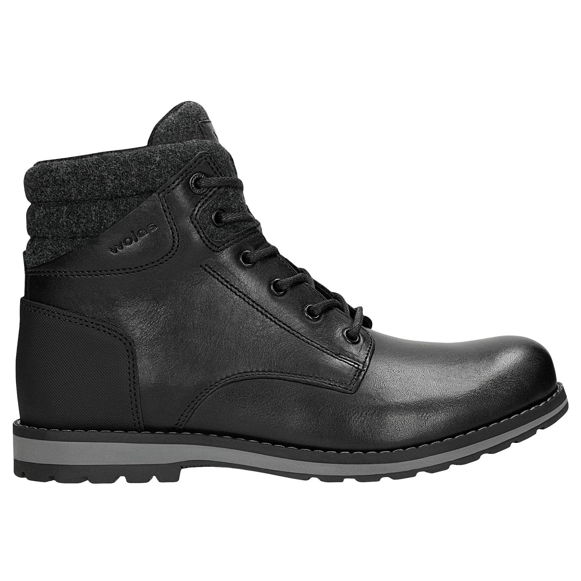 Ghete worker negre cu îmblănire  bărbați