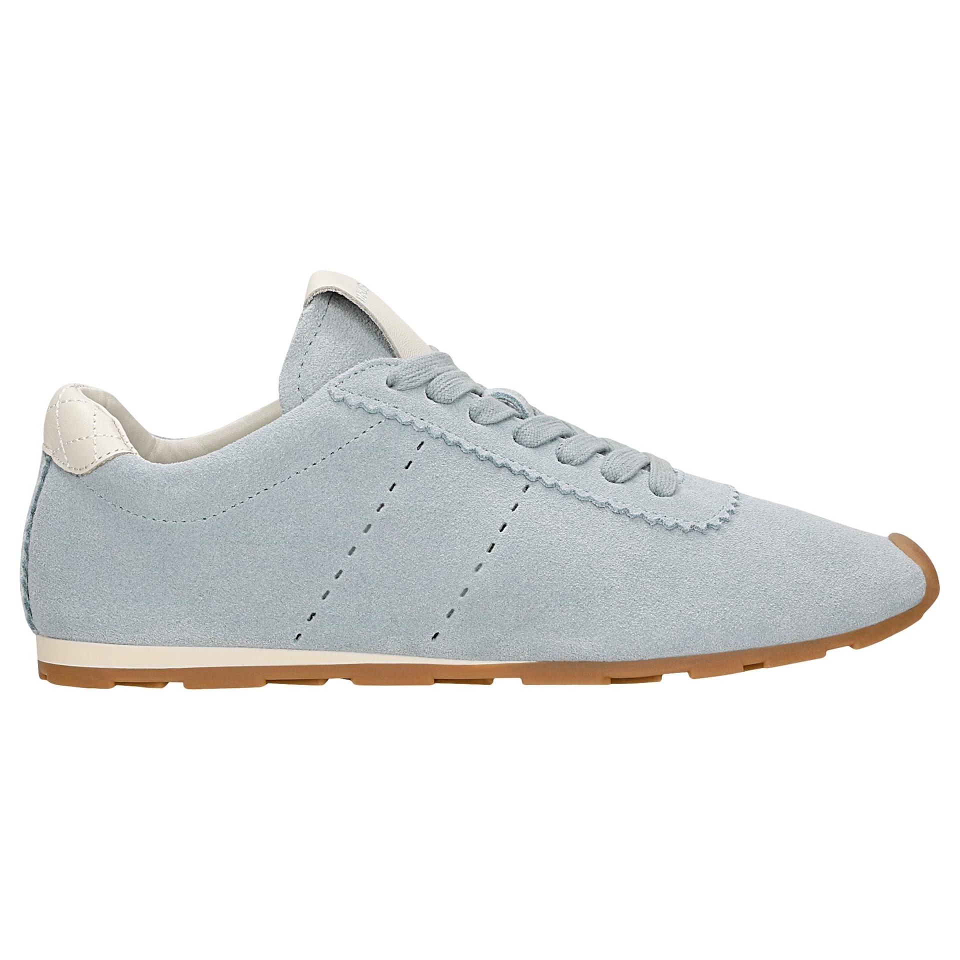 Sneakers bleu deschis cu talpă subțire
